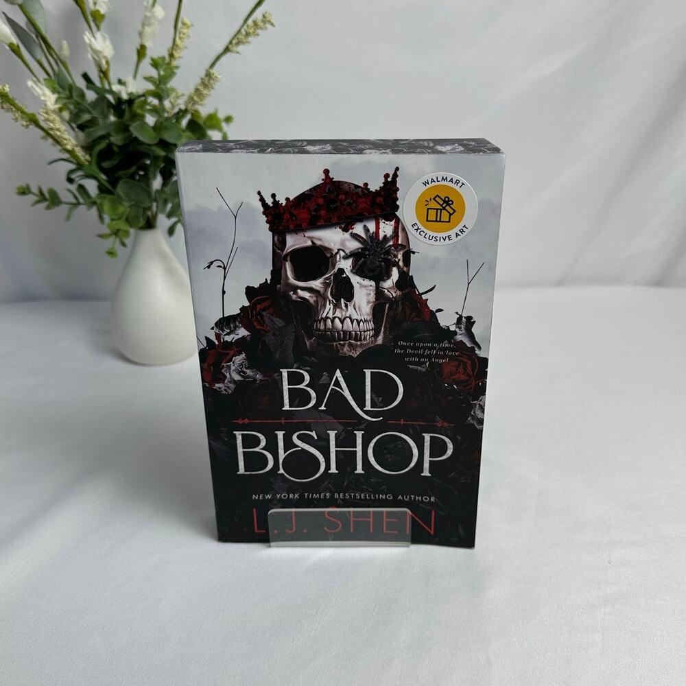 Bad Bishop L.J. Shen OOP Walmart Exclusive Paperback Dark Romance Great Used